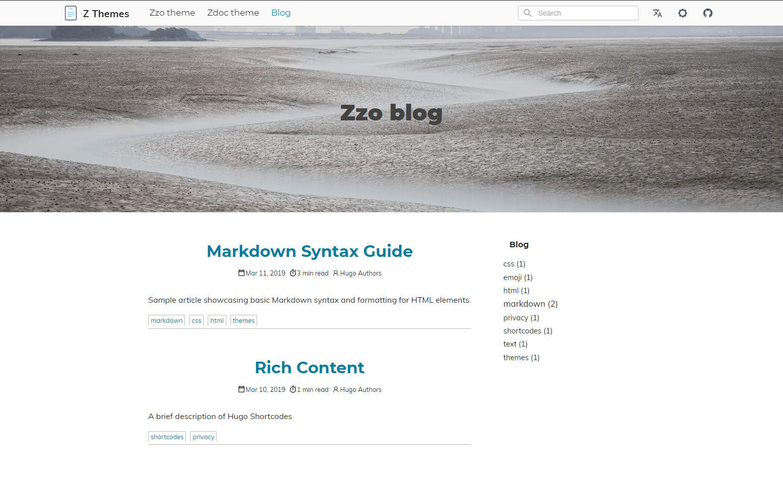 Zdoc Blog Page
